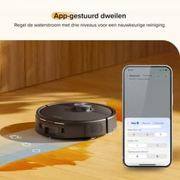 Roborock Q7 M5 Set–Robotstofzuiger met dweilfunctie–10000 Pa sterke zuigkracht–Dubbel antiklitsysteem– 150 min gebruiksduur– LiDAR-navigatie–Stofzuigerrobot voor tapijt– Dierenharen–Zwart–Q5 PRO Upgrade–2 Dweilen — thumbnail 10