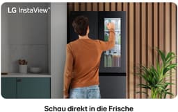 Lg GMG861EPAE - Amerikaanse Koelkast - 179cm hoog - zwart- Instaview glazen deur - 4 deurs — thumbnail 8