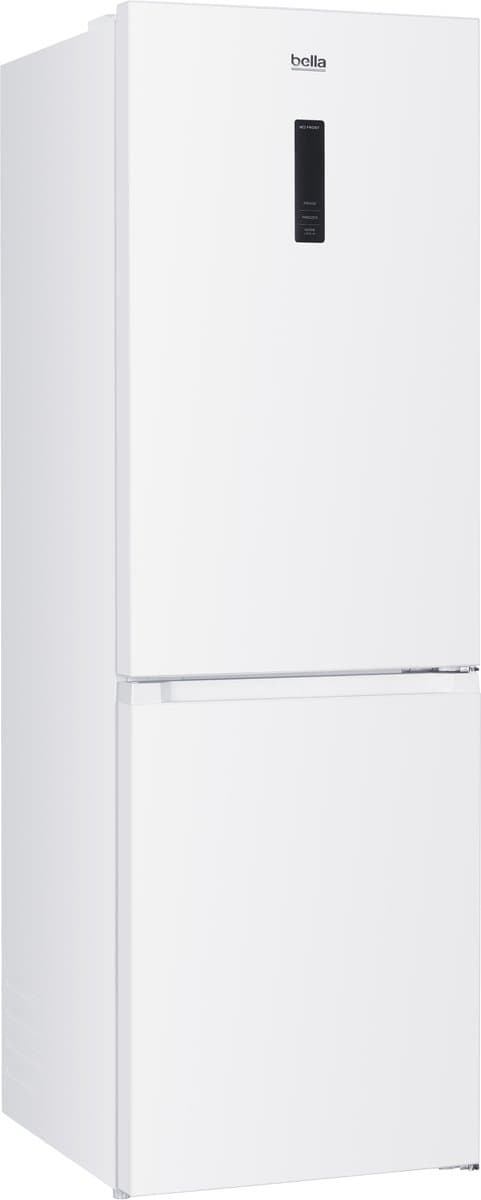 Bella BKGC340-NFD-040CW - Koelvriescombinatie - No Frost - Energielabel C - 337 Liter - Wit -Display - Zeer stil: 39DB - Supervriezen — afbeelding 1