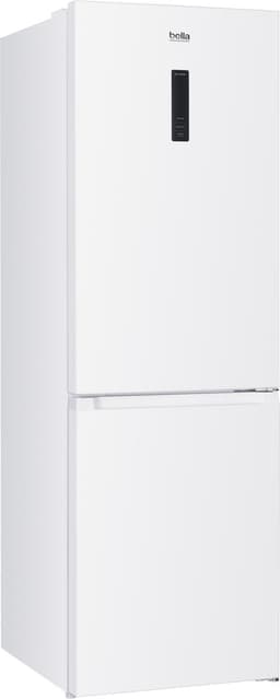 Bella BKGC340-NFD-040CW - Koelvriescombinatie - No Frost - Energielabel C - 337 Liter - Wit -Display - Zeer stil: 39DB - Supervriezen — thumbnail 1