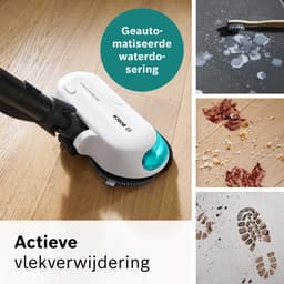 Bosch Unlimited 7 - Steelstofzuiger met dweilfunctie – Draadloos en zonder zak – Vacuum Cleaner – ProHygienic Aqua – BCS71HYG1 — thumbnail 13
