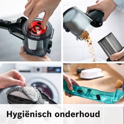 Bosch Unlimited 7 - Steelstofzuiger met dweilfunctie – Draadloos en zonder zak – Vacuum Cleaner – ProHygienic Aqua – BCS71HYG1 — thumbnail 20