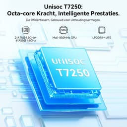 TABWEE Tablet - T50 Tablet - 24GB RAM - 128GB ROM - Android 16 - 11 inch - 8000mAh - WIFI Tablet - OTG - Grijs — thumbnail 7