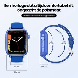 Protectly® GPS Horloge Kind Met Simkaart - 4G - SOS Knop - Smartwatch Kinderen - GPS Tracker Kind - Kinder Smartwatch - Videobellen - HD Camera - Whatsapp en SMS - Elke polsmaat - Incl. Simkaart — thumbnail 8
