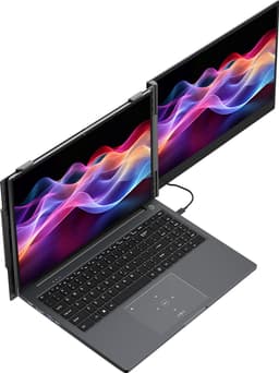 Blackview SCM8 Draagbare Monitor 15,3" 1920×1200 100% sRGB | Extra Laptopscherm 13-17,3" | Uitbreidingsscherm Plug & Play | Geschikt voor PC, Xbox, PS4/5, Switch | Grijs — thumbnail 2