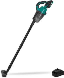 VONROC Krachtige accu steelstofzuiger – VPower 20V – Incl. 2.0Ah Accu en snellader – 0.6L opvangbak - Incl. 3 mondstukken, 2 verlengbuizen en flexibele slang — thumbnail 1