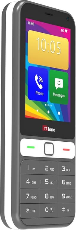 Eenvoudige 4G Telefoon met Android en Dual SIM - 2,8 Inch Touchscreen en Toetsenbord — thumbnail 1
