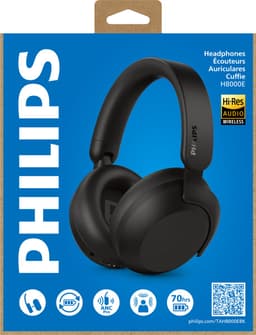PHILIPS TAH8000EBK Draadloze over-ear Bluetooth-hoofdtelefoon – ruisonderdrukking, 70 uur speeltijd, compatibel met spraakassistent, ideaal voor op reis – zwart — thumbnail 6