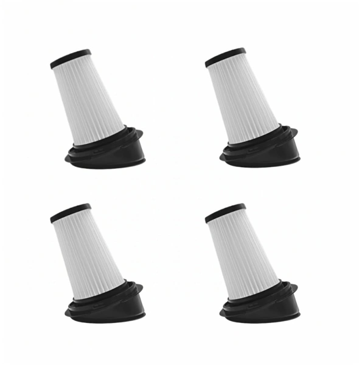 Filters - 4 Stuks - Geschikt voor Grundig VCH9930 VCH9932/Beko VRT 61814 - HEPA-filter - Handstofzuiger Vervangingsfilter - Stofzuigerfilter — afbeelding 1