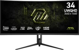MSI MAG 342CQRF E20 - Ultrawide QHD Gaming Monitor - 200hz - DCI-P3 90% - AI NAVIGATOR - 0.5 ms - 34 inch — thumbnail 1