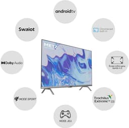 32 inch HD LED Smart TV, Android TV, Dolby Digital, randloos design | MTC6110-serie — thumbnail 4