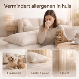 Zenvo Luchtreiniger- 360 m3/u - Werkt tegen huisstofmijt, hooikoorts, allergie, stof - Met HEPA 13 Filter - Air Purifier - Clean Air — thumbnail 8