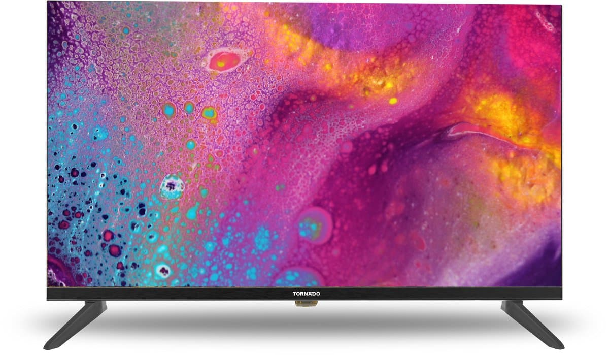 TORNADO 32ES4301X Smart TV – 32 inch HD – WebOS – Wifi – HDR – Frameless – Zwart — afbeelding 1