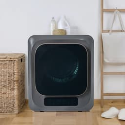 Re-purelife® Compacte Wasdroger met UV-Desinfectie - 6 Programma's - 3-4 kg Capaciteit - Geschikt voor Opbouw of Opstelling - Stille Werking & Helder LED-Display - Grijs — thumbnail 7