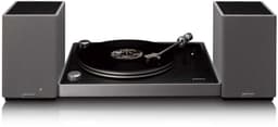 Lenco Hifi Speaker - Boekenplank speakers met Bluetooth - 80W - 2 stuks - Stereo set - SPB-240BKGY - Zwart/Grijs — thumbnail 7