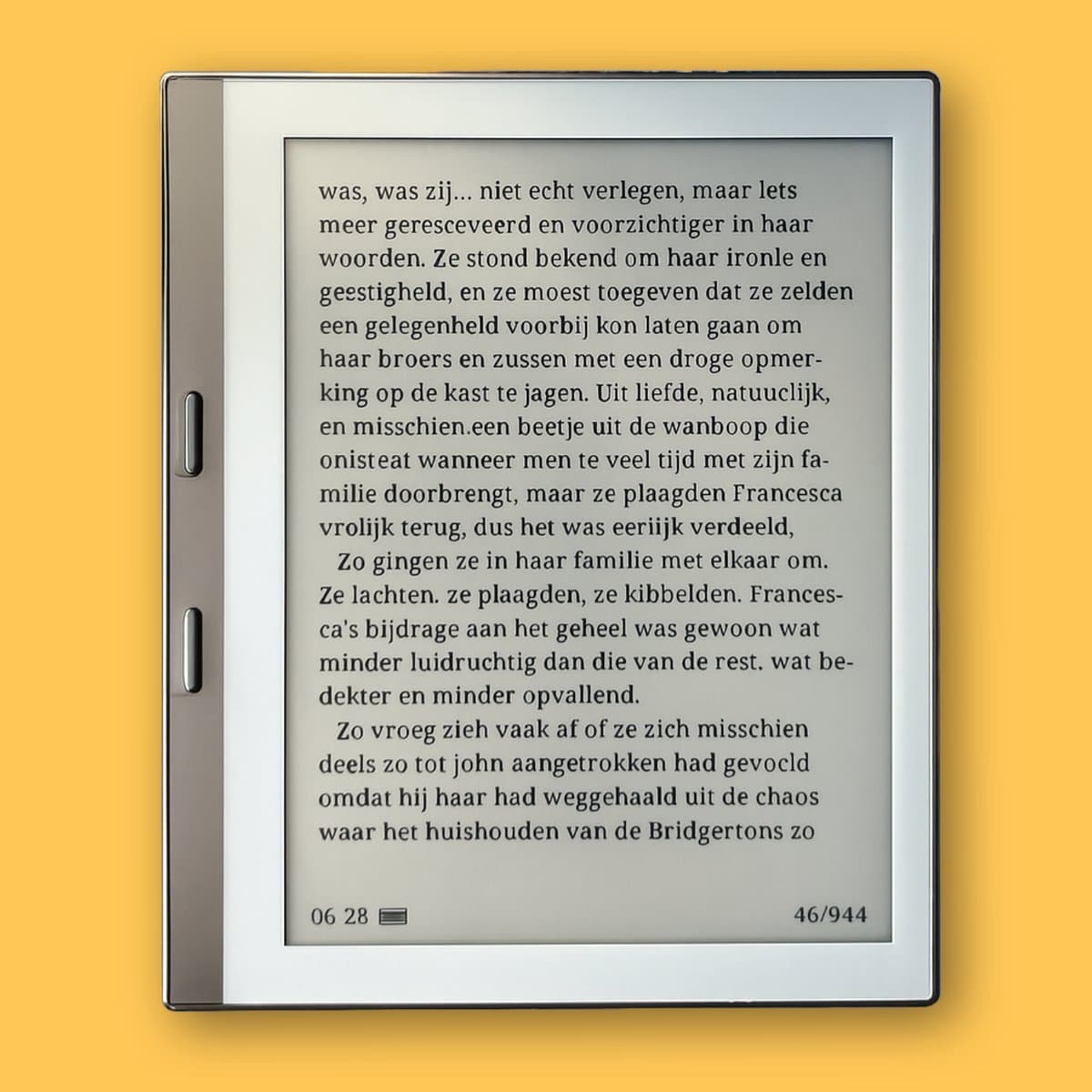 Nomiq Booq Go E-reader (inclusief cover) - 6 inch E-ink Scherm - 32GB Opslag - Grijs - Compact - Ruimte voor duizenden boeken - Zonder schermverlichting — afbeelding 1
