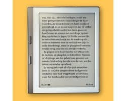 Nomiq Booq Go E-reader (inclusief cover) - 6 inch E-ink Scherm - 32GB Opslag - Grijs - Compact - Ruimte voor duizenden boeken - Zonder schermverlichting