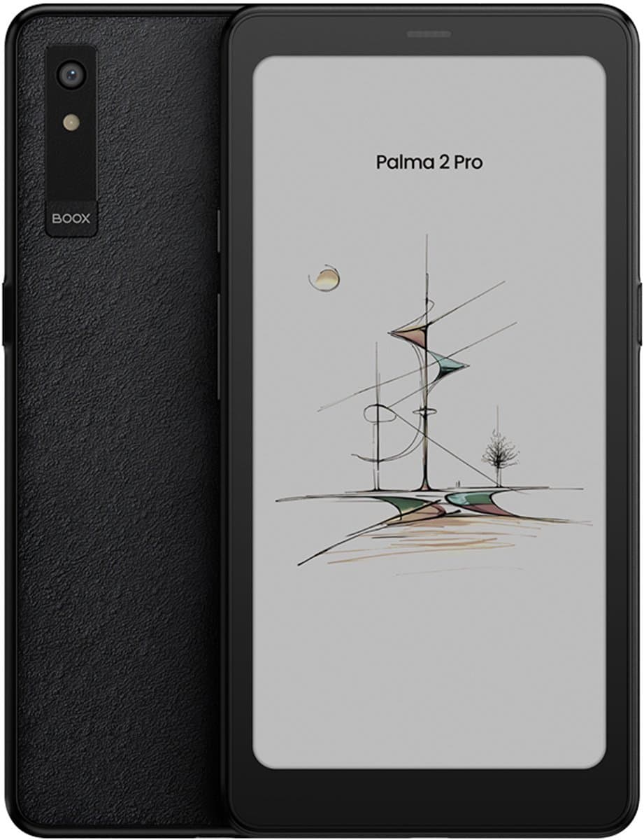 2e Kansje BOOX Palma2 Pro e-reader – Zwart – Krachtige 6,13" kleuren-ePaper e-reader in smartphone-formaat, met Android 15, Hybrid SIM-slot en Google Play Store — afbeelding 1