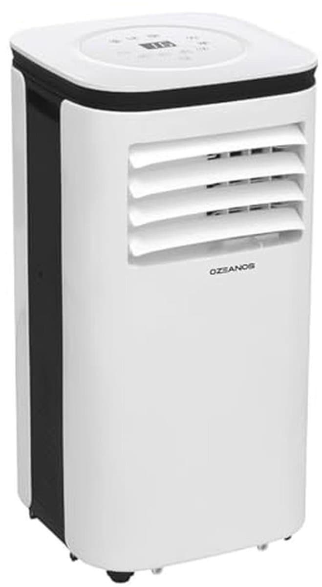 OZEANOS OT-AC-9000 Mobiele AC airconditioner met koelvermogen tot 9000 BTU/h, stille werking onder 65 dB, timer- en slaapfunctie, koelventilator- en ontvochtigingsmodus voor ruimtes tot 90 m3 — afbeelding 1