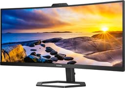 Philips 34E1C5600HE - QHD Curved Ultrawide Monitor - Webcam - Windows Hello - USB-C 65w - USB hub - 34 inch — thumbnail 4