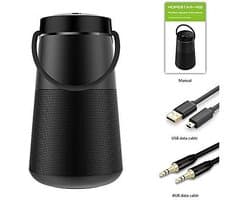 HOPESTAR H33 Zwart draagbare draadloze Bluetooth-luidspreker FM-zender Powerbank
