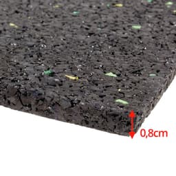 Scanpart trillingsdempers wasmachine vierkant - Geschikt voor AEG Bosch Miele Samsung Siemens - Zwart - Universeel - Set van 4 stuks — thumbnail 4