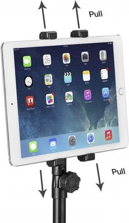 HiCHiCO - Tabletstatief - Professioneel en universeel - Tripod -  7-10inch - Inclusief telefoonhouder, opbergtas en Bluetooth afstandsbediening — thumbnail 8