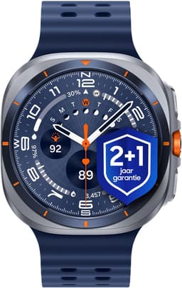 Samsung Galaxy Watch Ultra (2025) - Smartwatch - 47mm - E-simkaart - Titanium Blue + 1 jaar extra garantie — thumbnail 1