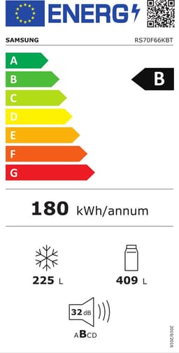 Samsung RS70F66KBTEF - 7-serie - Amerikaanse koelkast - (634L) - Zilver (mat) - Wifi — thumbnail 2