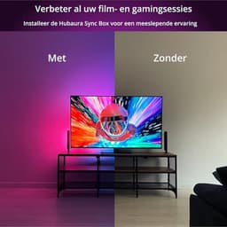 HDMI Achtergrondverlichting Sync Box voor TV - LED Strip Beeldsynchronisatie voor 42-88 inch — thumbnail 5