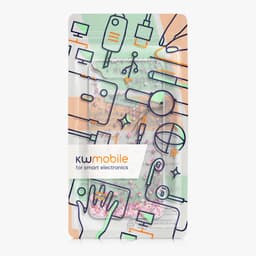 kwmobile telefoonhoesje geschikt voor Google Pixel 9a - Hoesje voor smartphone in poederroze / donkerbruin / transparant - Kersenbloesembladeren design — thumbnail 6