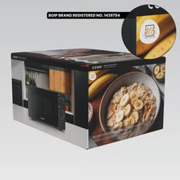 COOK-IT Vrijstaande Magnetron - 20L - 5 Verwarmingsstanden - Microgolfoven - Microwave - Zwart — thumbnail 7