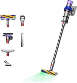 Dyson V15 Detect Fluffy - Steelstofzuiger - Nikkel/Blauw - 230 Air Watts - Zachte vloerborstel — thumbnail 1
