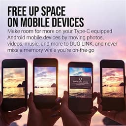 64GB DUO LINK USB 3.2 Type-C Dual Flash Drive - Externe Mobiele Opslag voor Android Apparaten en Computers - Snelheid tot 200MB/s — thumbnail 6