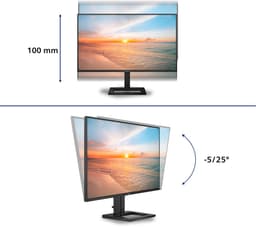 Philips 27E1N1600AE - QHD IPS Monitor - USB-C 65w - Speakers - 27 inch — thumbnail 4
