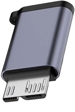 Adapter USB C naar Micro B (2 stuks); USB 3.0 kabel 10 Gbps voor USB C harde schijf; compatibel met Toshiba; HDD; Seagate; WD; Galaxy S5 Note 3; HDD enz. — thumbnail 8