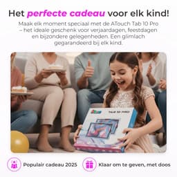 ATouch Kindertablet Tab 10 Pro - Vanaf 3 jaar - Kinder Tablet - 10 Inch - Ouderlijk Toezicht - Tablet Kinderen - 6000 mAh Batterij - Kids Tablet - 128GB+64SD - Octa Core - Paars — thumbnail 8