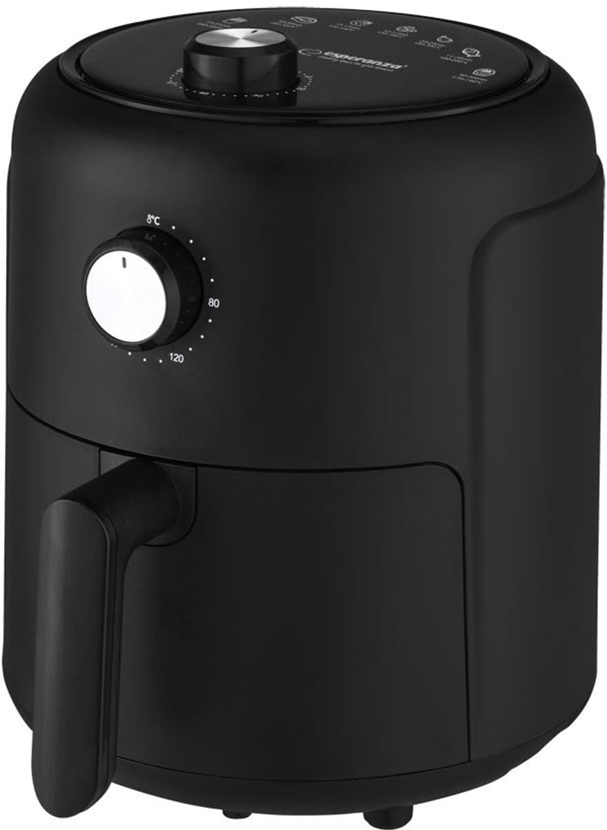 Esperanza Heteluchtfriteuse – 2,6L – 1000W – Olievrij frituren – Compact design – Timer & temperatuurregeling — afbeelding 1