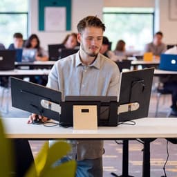 Portable Monitor 16" Inch Tri Screen - Geschikt voor laptops van 13" t/m 17.3" Inch - Gratis Reistas - Laptop scherm extender - Draagbare monitor - 16 inch monitor — thumbnail 10