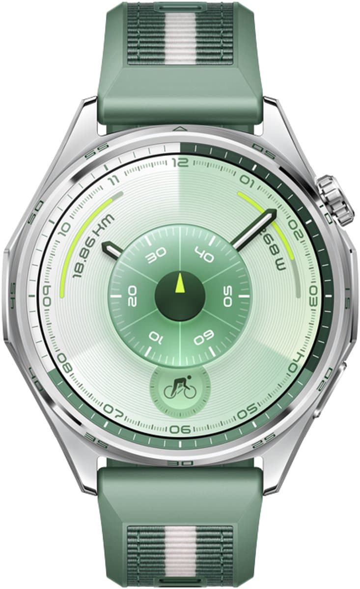 Huawei WATCH GT 6 46mm Groen | 21-Daagse Batterijduur - Nauwkeurige GPS- en Hartslagmeting - Innovatieve Pro-niveau Fietstracking – Analyse van Emotioneel Welzijn - Compatibel met iOS & Android — afbeelding 1