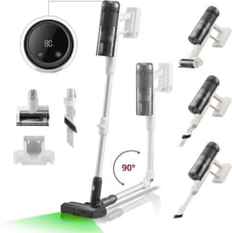 Roborock H60 Pro Draadloze Steelstofzuigers -Stofzuiger - Multifunctioneel-5-traps filtersysteem - LED-scherm - Verwijderbare batterij - 90° bocht - 140° groene verlichting — thumbnail 1
