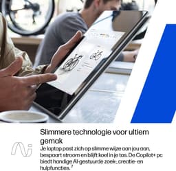 HP OmniBook X Flip NGAI 14-fk0751nd - 2-in-1 Copilot+ Laptop - 14 inch - 1.39 kg - AMD Ryzen AI 5 - 16 GB RAM - 512 GB SSD - Windows 11 Home — thumbnail 11