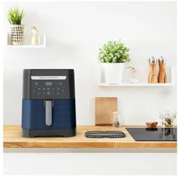 Tefal Easy Fry & Grill EY8014 XXL 6,5L - 2-in-1 Heteluchtfriteuse met Uitneembare Verdeler - Blauw Airfryer met 8 Automatische Kookprogramma's - Beste Grote Airfryer van Tefal - Digitaal Display - Extreem stil - Koken Zonder Olie - Anti Aanbaklaag — thumbnail 10