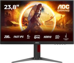 AOC G4 24G4HA - Full HD IPS Gaming Monitor - 200Hz - Ergonomisch - Speakers - 24 inch — thumbnail 13
