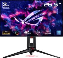 ASUS ROG Swift PG27AQDP - QHD OLED Gaming Monitor - 480Hz - 0.03ms - 27 Inch — thumbnail 1