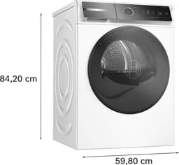 Bosch WRB247D0FG - Serie 8 - Wasdroger - Warmtepompdroger - 9 kg - Energielabel A - Zelfreinigende condensor Blijvend energiezuinig - Air Max Dry: perfecte droogresultaten en laag energieverbruik. — thumbnail 6