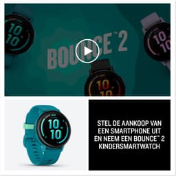 Garmin Bounce 2 - Smartwatch voor kinderen - 43 mm - AMOLED - Live locatie-tracking - Turquoise — thumbnail 14