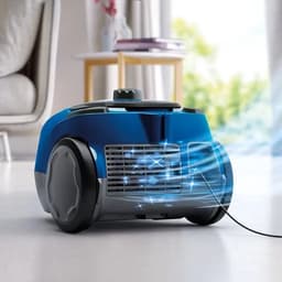 Zanussi ZANCG22CB CompactGo stofzuiger met zak - Blauw - met hygiënefilter — thumbnail 5