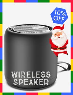 Mini Wireless Speaker-Draadloze Luidspreker Waterdichte Stereo Sound Draadloze Luidspreker | Met Handvat 5.0 Bluetooth Speaker Antislip Siliconen Bodemmat, Mini Ip67 Waterdichte Hifi Subwoofer, Bt 5.0 Handsfree Black Friday en Sinterklaas — thumbnail 3