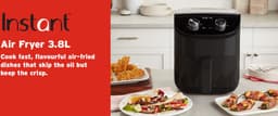 Instant Pot 4-in-1 Airfryer 3.8L (Zwart)- 1500W - Airfryen, braden, bakken, opwarmen — thumbnail 7
